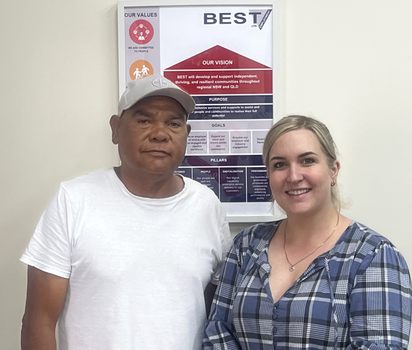 Leonard's journey to secure and stable employment in Moree image